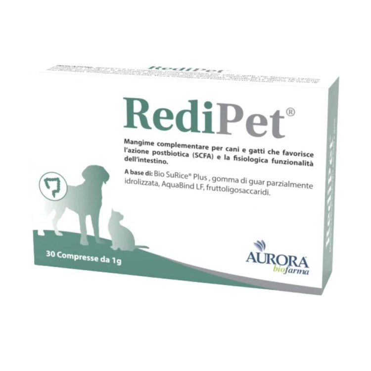 Aurora Biofarma Redipet Mangime Complementare per Cani e Gatti - 30 Compresse