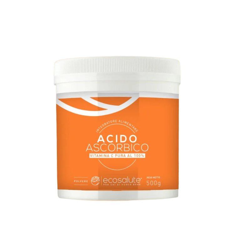 Spazio Ecosalute Vitamina C Acido Ascorbico Integratore Sistema Immunitario Polvere 500g