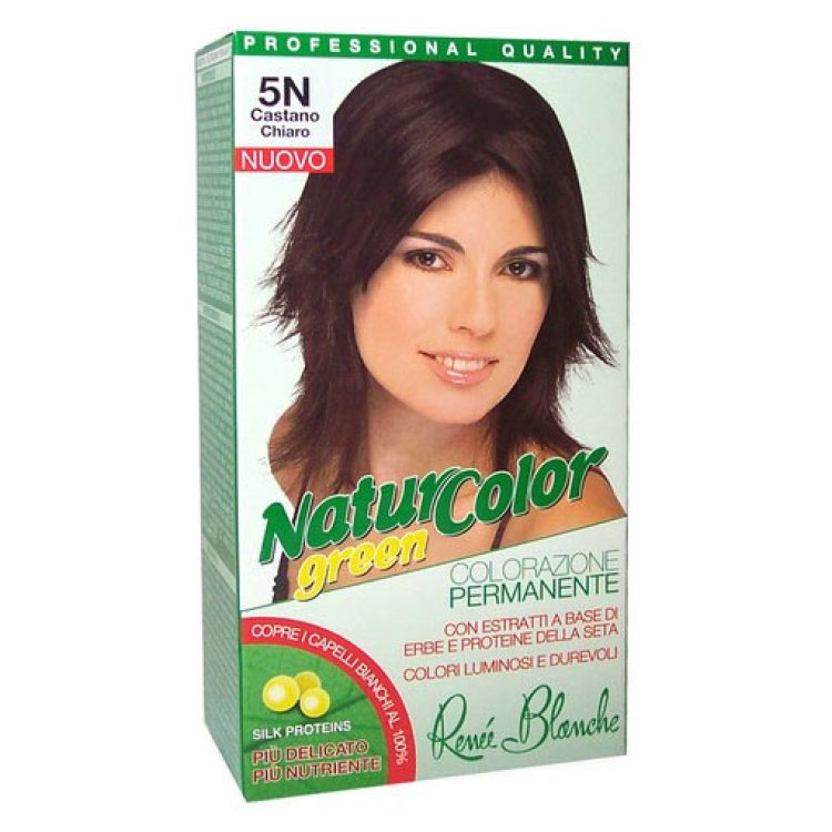 Ren&eacute;e Blanche Natur Color Green 5N Castano Chiaro Colorazione Permanente