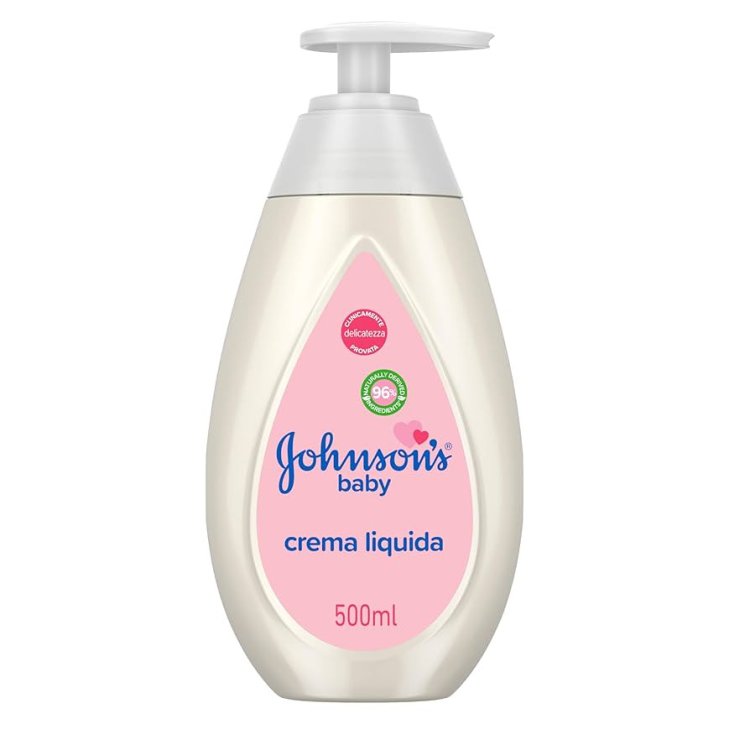 Johnson's Baby Crema Corpo Liquida Idratante con Olio di Cocco 500 ml