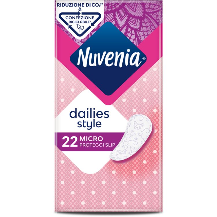 Nuvenia Proteggi Slip Micro per Igiene Quotidiana 22 Pezzi