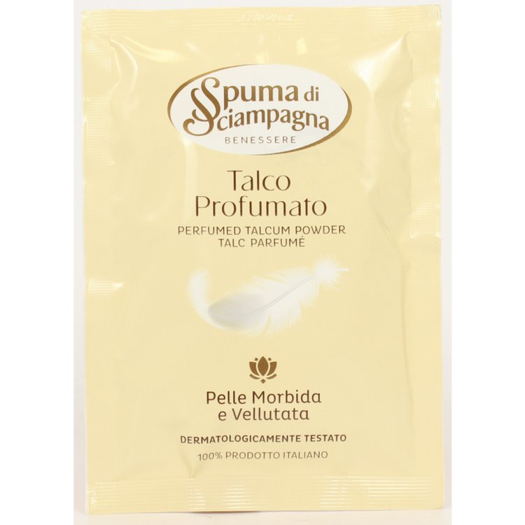 Spuma di Sciampagna Talco Profumato 100% Naturale da 75ml