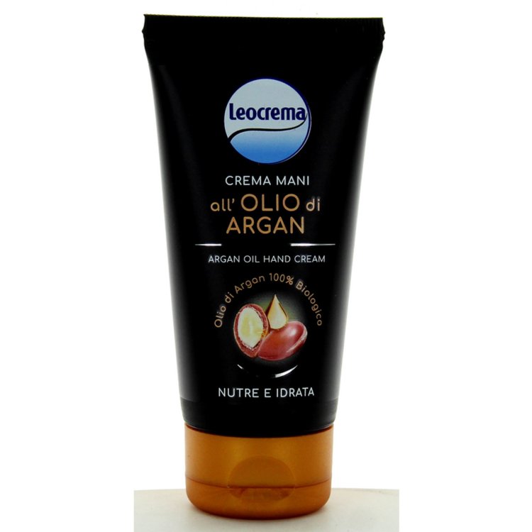 Leocrema Crema Mani all'Olio di Argan Idratante e Nutriente 75 ml
