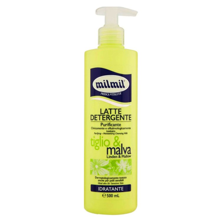 Mil Mil Latte Detergente Purificante Tiglio e Malva per tutti i tipi di pelle 500ml