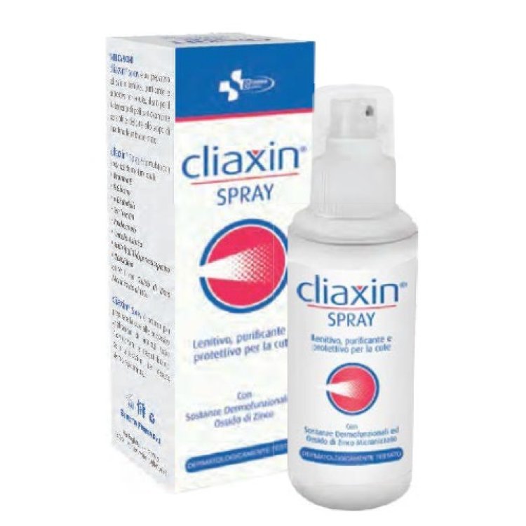Cliaxin Spray - Trattamento lenitivo e protettivo per pelle sensibile e arrossata - 100 ml