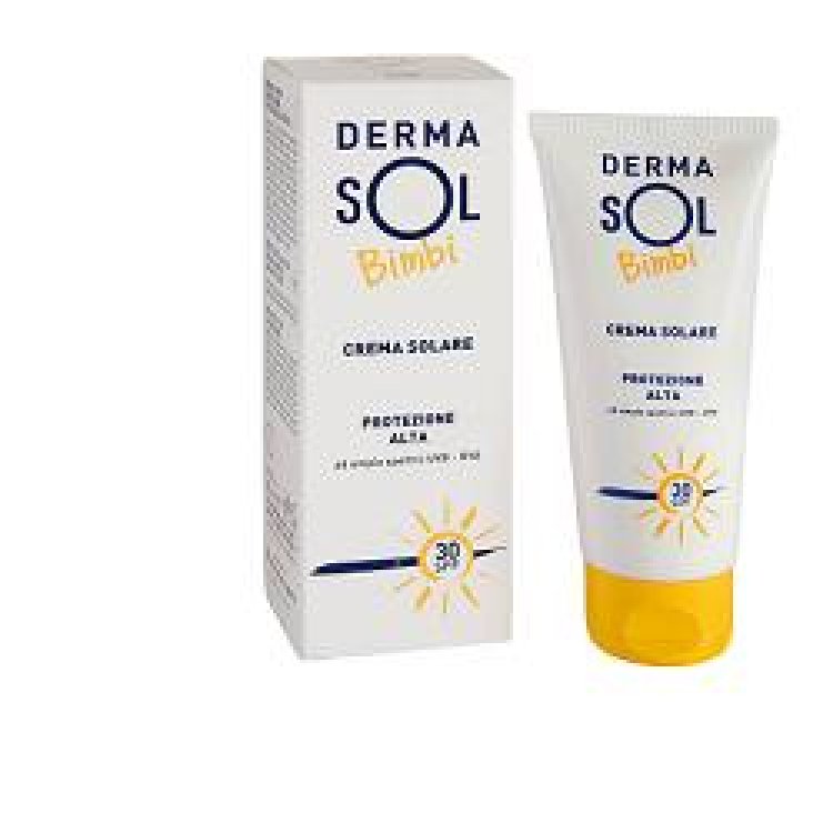 Dermasol Pediatrico Crema Solare Bimbi SPF 30+ Protezione Solare Alta 100 ml