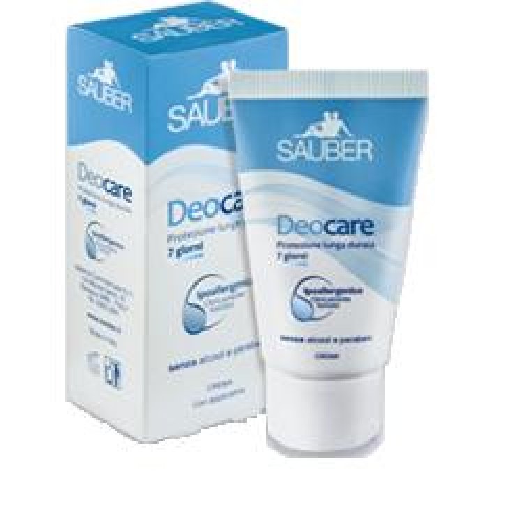 Sauber DeoCare Crema Deodorante 7 giorni - Contro la sudorazione persistente - 30 ml