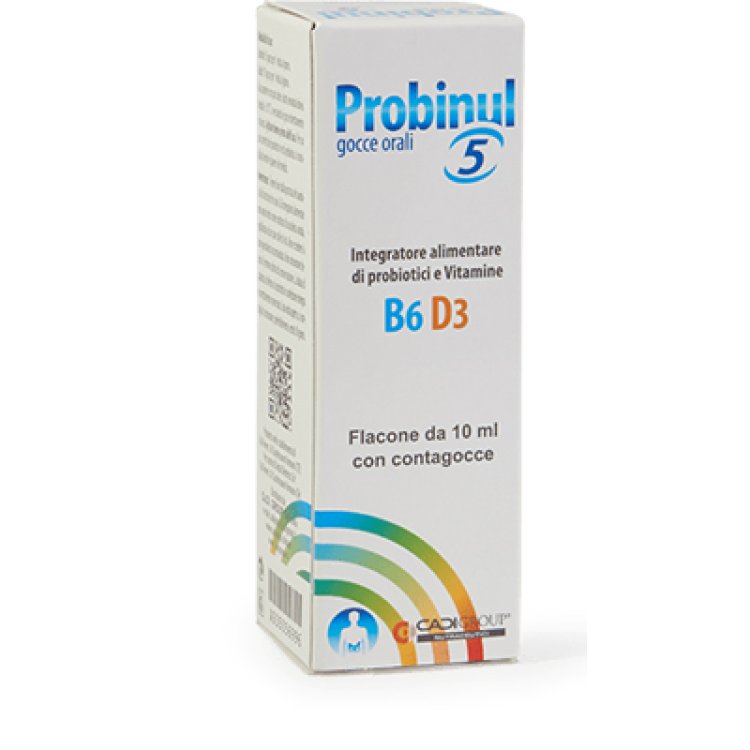Probinul 5 - Integratore per l'equilibrio della flora batterica intestinale - Gocce - 10 ml