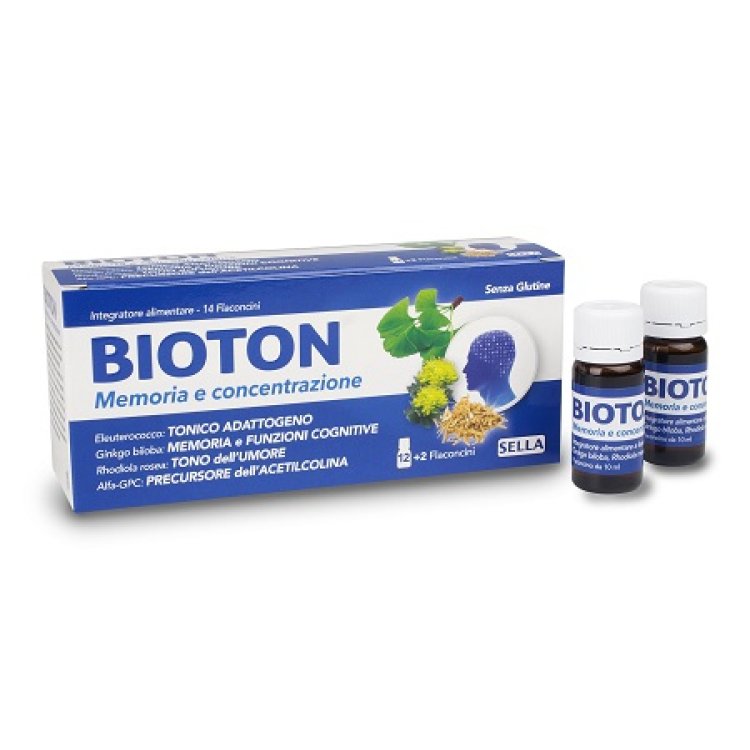 Bioton Eleuterococco Memoria e Concentrazione 14 flaconcini 10 ml