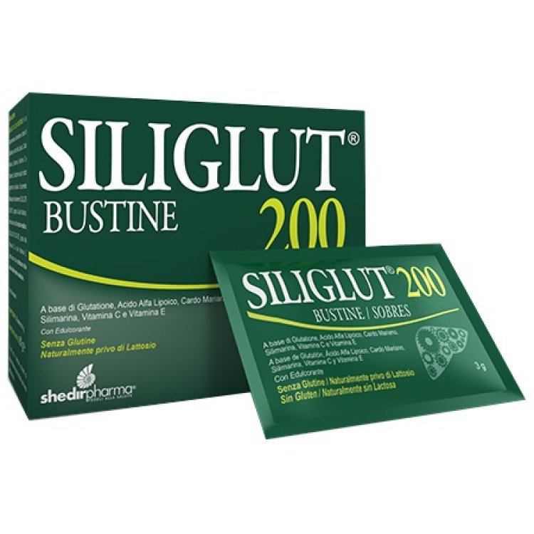 Siliglut 200 - Integratore alimentare per il benessere del fegato - 20 bustine
