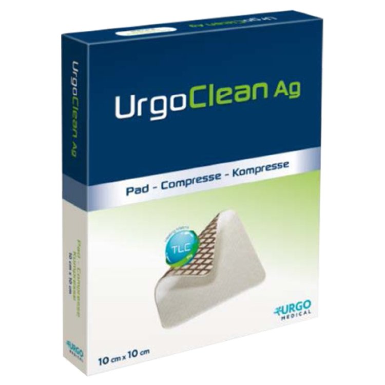 URGOCLEAN*AG/Silver 6x6cm 5pz