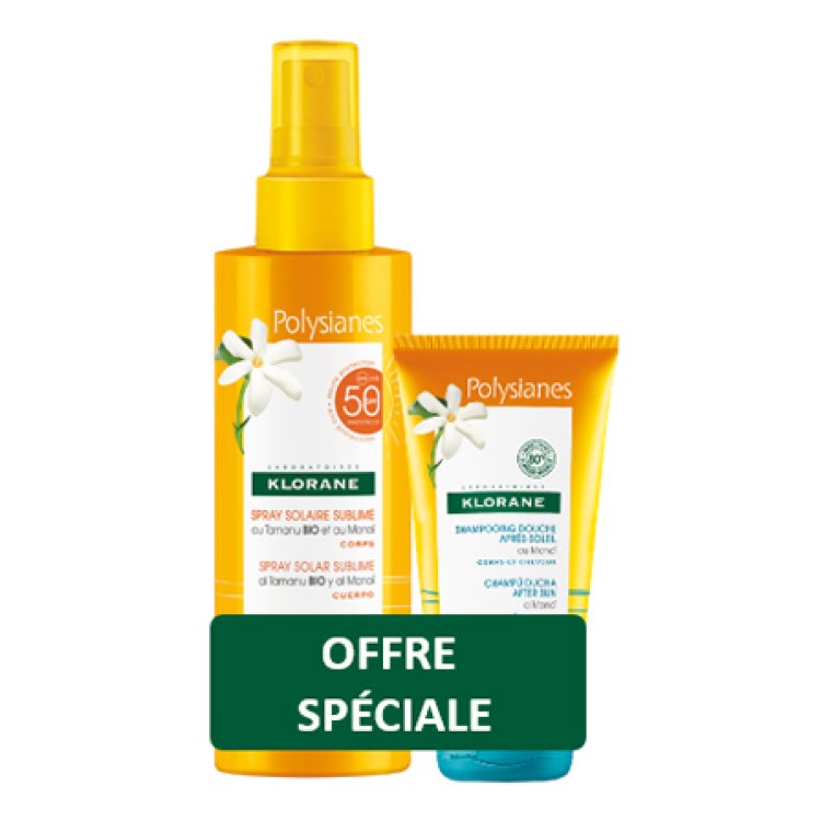 Klorane Kit Spray Solare Sublime + Shampoo Doccia