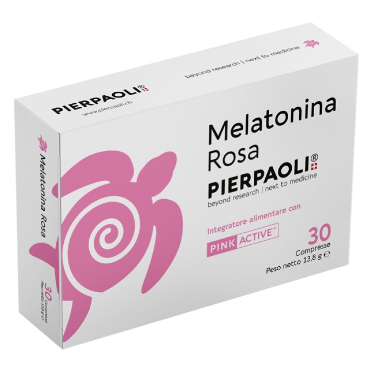 Melatonina Rosa Pierpaoli - Integratore per insonnia e jet-lag - 30 compresse