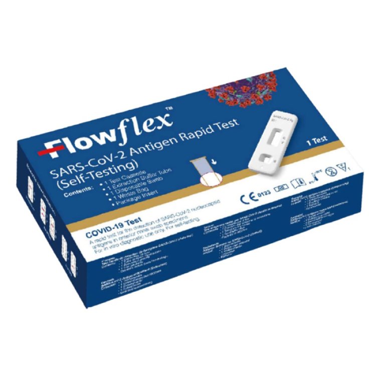 Flowflex Sars-cov-2 Test Antigenico Rapido COVID19 - Tampone rapido fai da te - 1 pezzo