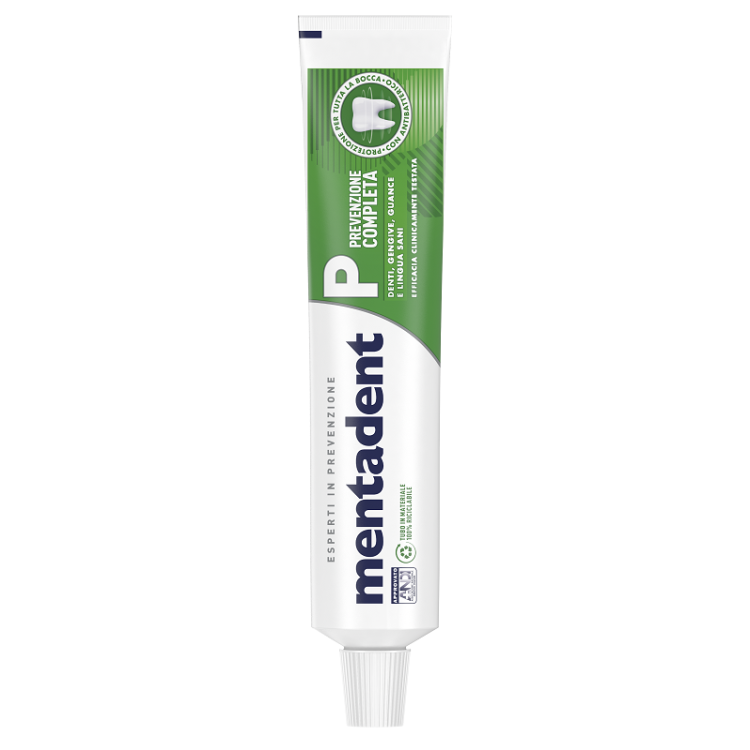 Mentadent P Dentifricio Prevenzione completa - Dentifricio con antibatterico - 75 ml