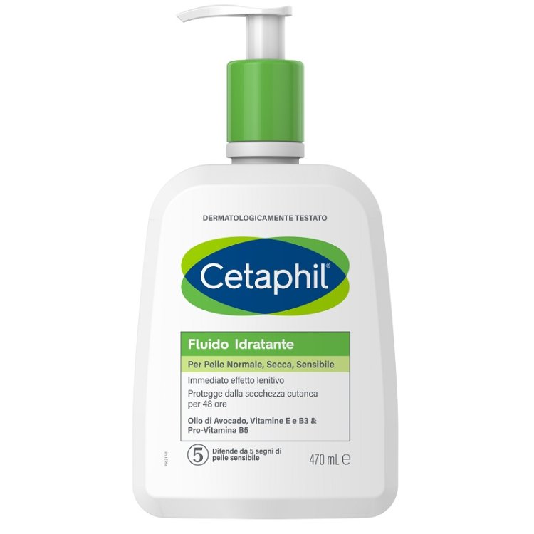 Cetaphil Fluido Idratante - Per pelle normale e secca - 470 ml