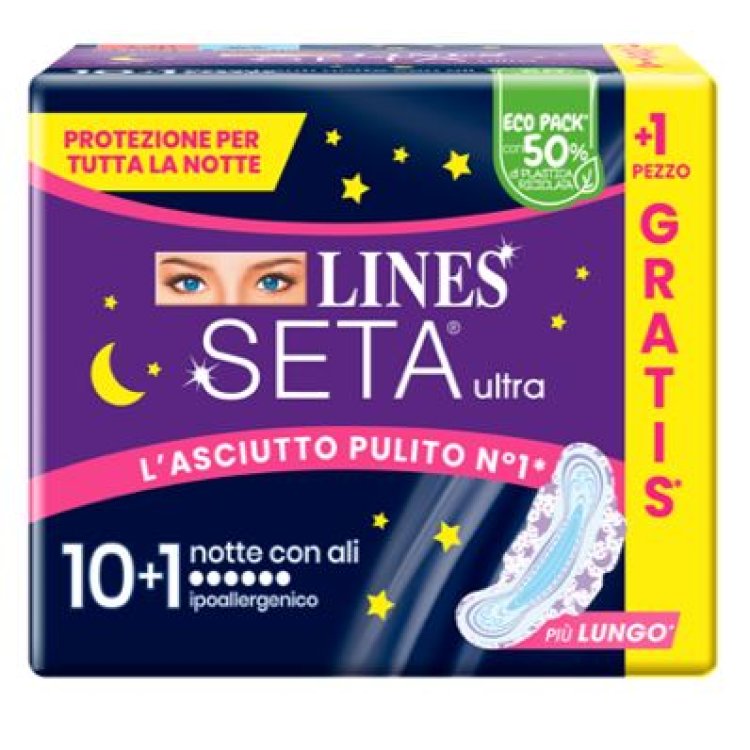 LINES SETA Ultra Notte 10+1pz