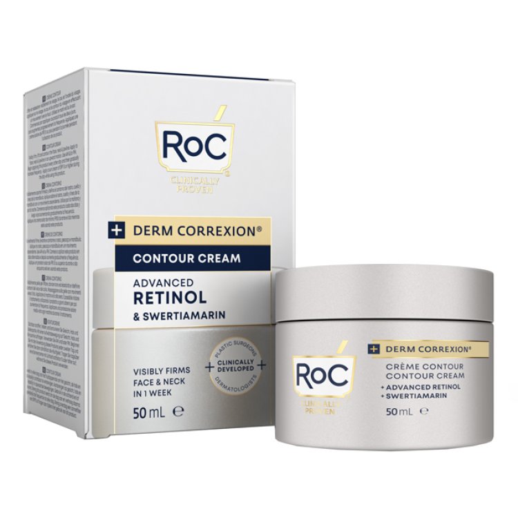Roc Derm Correxion Contour Cream - Crema viso idratante anti-età - 50 ml