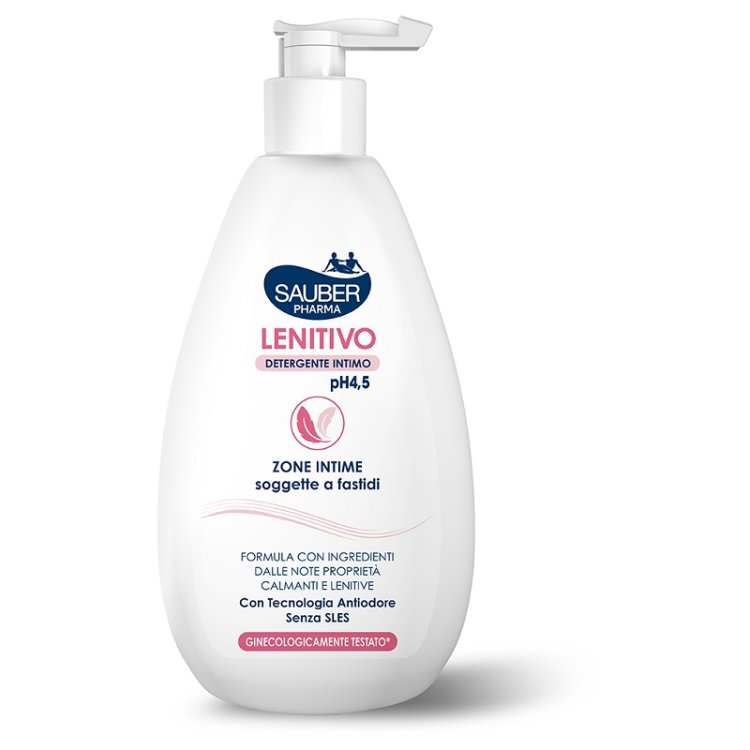 Sauber Detergente Intimo Lenitivo - Ideale in caso di fastidio intimo - 500 ml