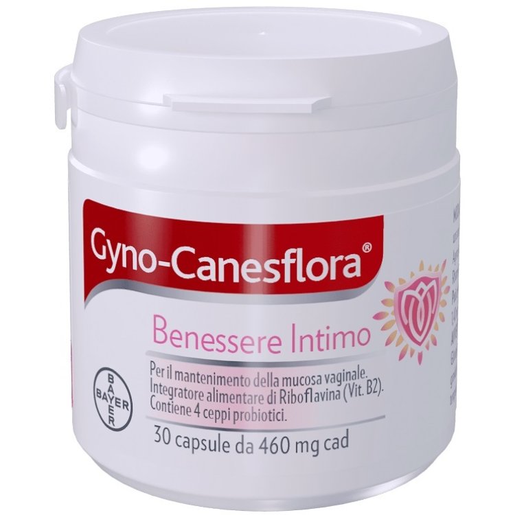 Gyno-canesflora - Integratore probiotico per il benessere intimo femminile - 30 capsule