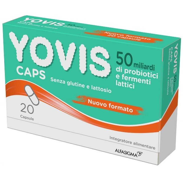 Yovis Caps - Integratore per l'equilibrio della flora intestinale - 20 capsule