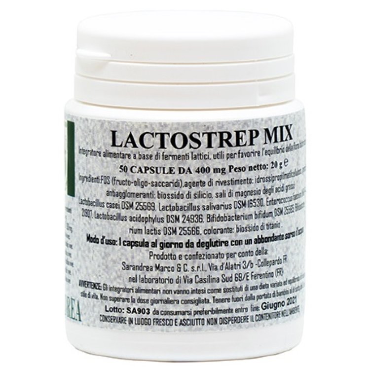 LACTOSTREP MIX 400mg 50Capsule SAR