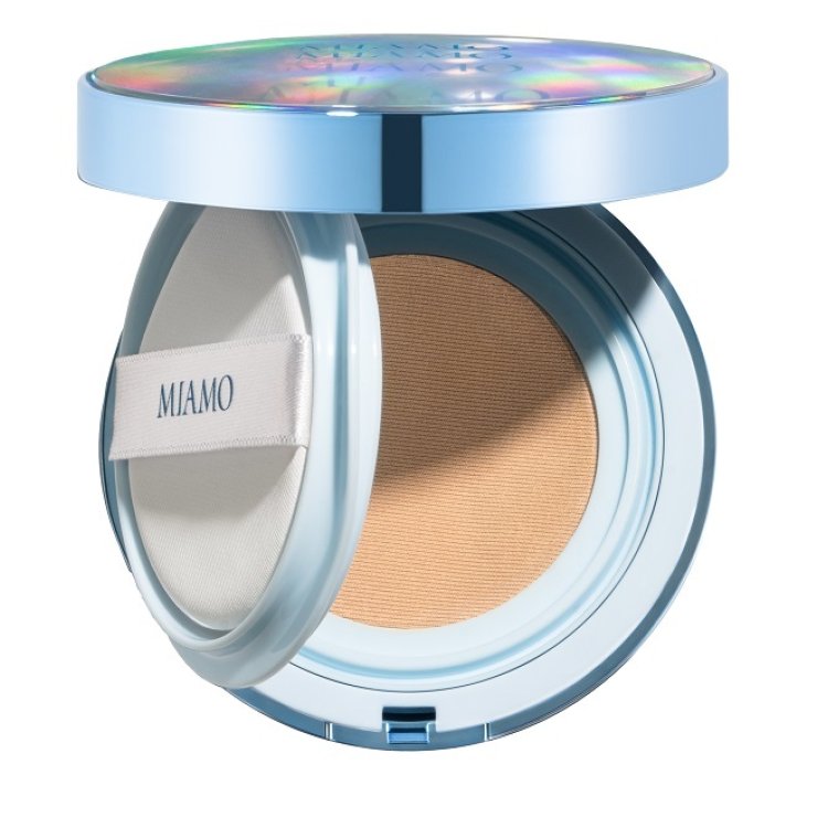 Miamo Second Skin Mesh Cushion Foundation SPF50 - Fondotinta compatto con protezione solare molto alta - Shade Ivory