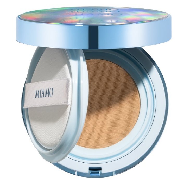 Miamo Second Skin Mesh Cushion Foundation SPF50 - Fondotinta compatto con protezione solare molto alta - Shade Sand