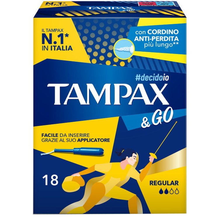 TAMPAX&GO Regular*18pz