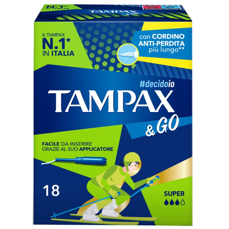 TAMPAX&GO Super*18pz