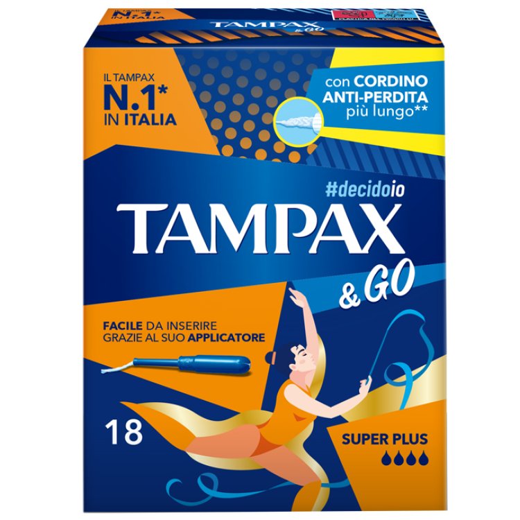 TAMPAX&GO Super*Plus 18pz