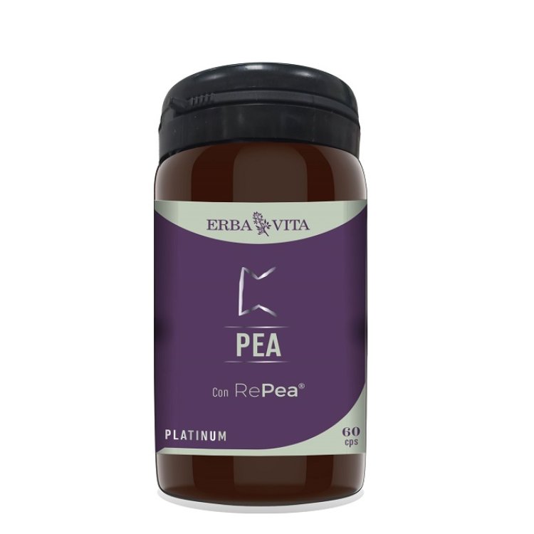 Erba Vita PEA Integratore Alimentare Palmitoiletanolamide Supporto Benessere 60 Capsule Erba Vita PEA Integratore Alimentare Palmitoiletanolamide Supporto Benessere 60 Capsule