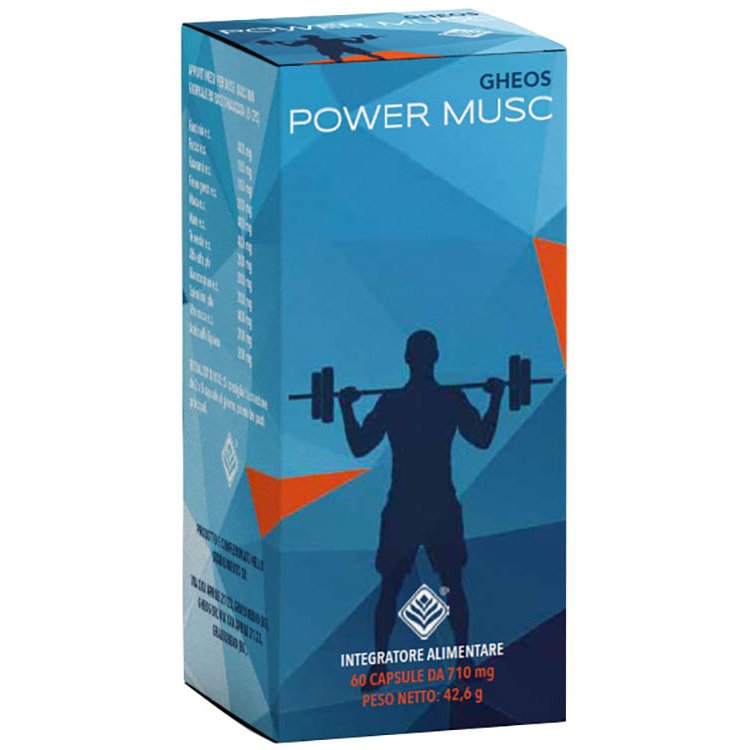 GHEOS POWER MUSC 60 Capsule 750mg
