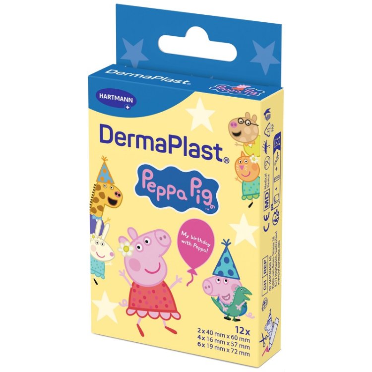 DERMAPLAST PEPPA PIG 3form.12p