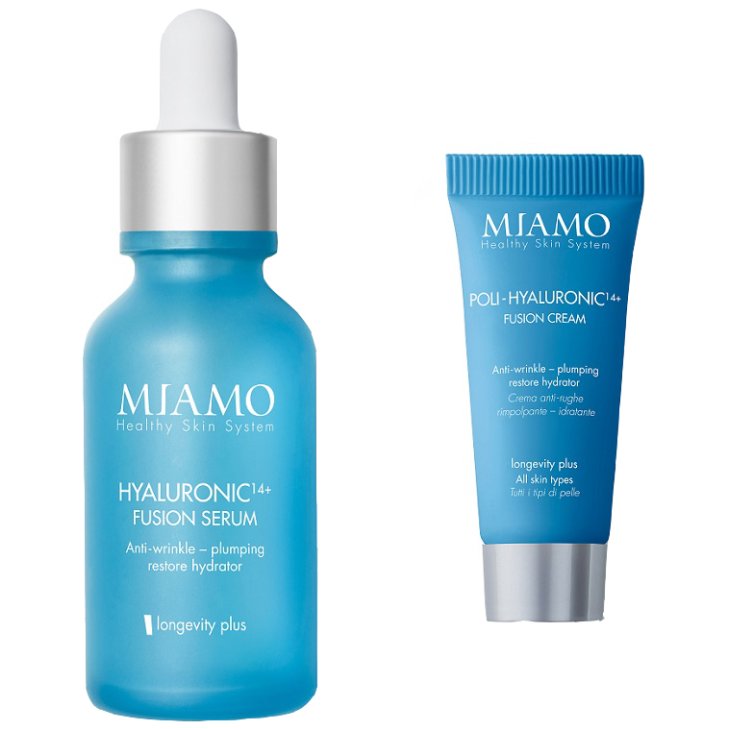 Miamo Hyaluronic 14+ Edizione Limitata Siero + Crema - Siero viso 30 ml + Crema viso 5 ml Miamo Hyaluronic 14+ Edizione Limitata Siero + Crema - Siero viso 30 ml + Crema viso 5 ml