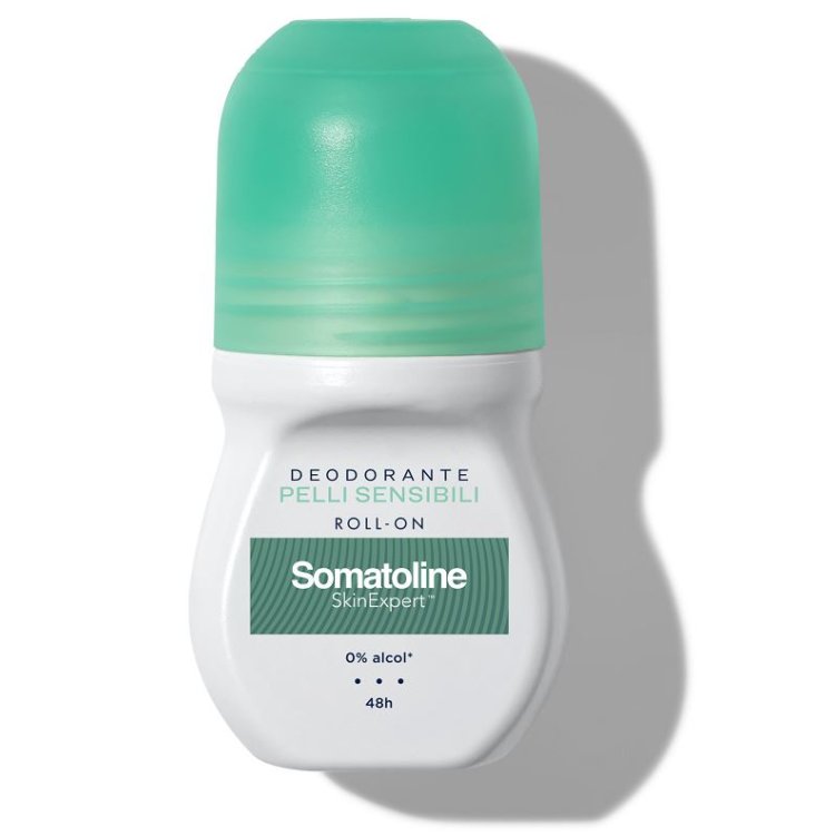 Somatoline Deodorante Roll On Pelle Sensibile - Deodorante senza alcol - 50 ml