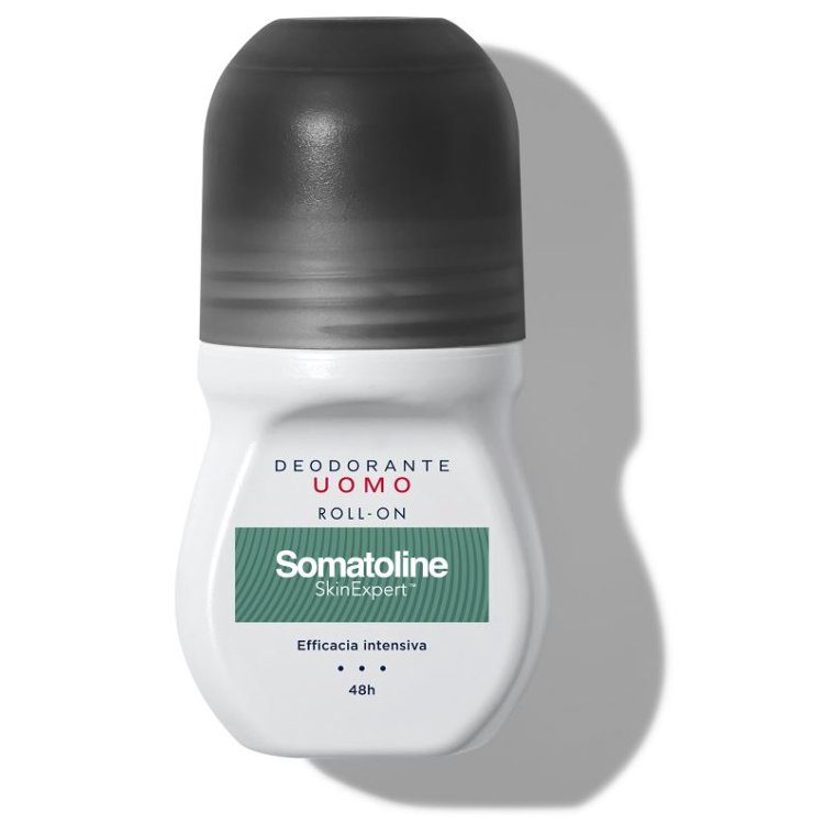 Somatoline Deodorante Roll On Uomo - Deodorante anti-traspirante 48h - 50 ml
