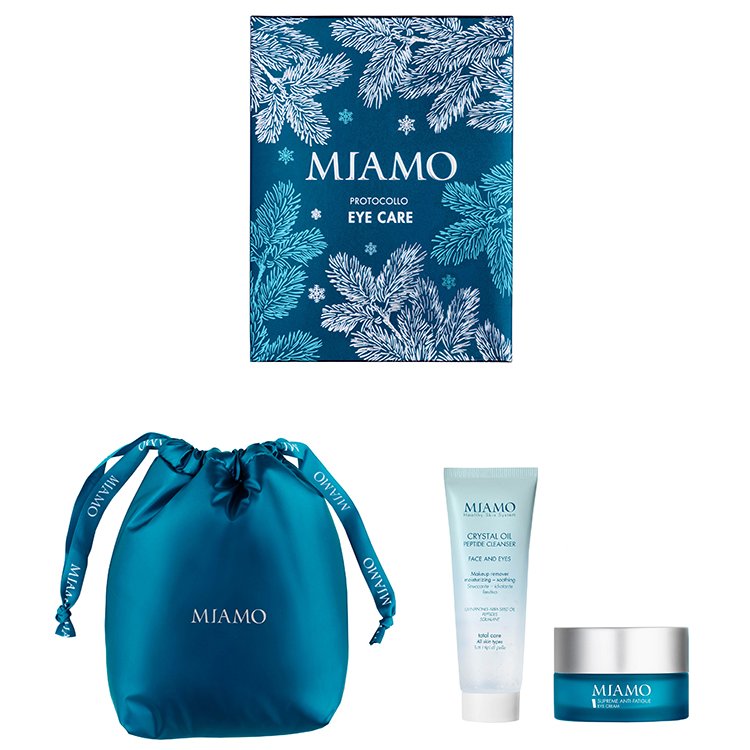 Miamo Cofanetto di Natale 2025 Protocollo Eye Care - Supreme Anti-Fatigue Eye Cream 15 ml + Crystal Oil Cleanser 50 ml Miamo Cofanetto di Natale 2025 Protocollo Eye Care - Supreme Anti-Fatigue Eye Cream 15 ml + Crystal Oil Cleanser 50 ml