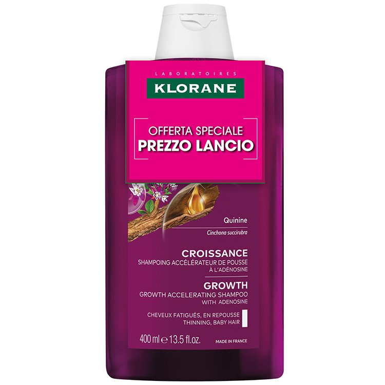 Klorane Shampoo Acceleratore di Crescita - Shampoo fortificante e stimolante - 400 ml Klorane Shampoo Acceleratore di Crescita - Shampoo fortificante e stimolante - 400 ml