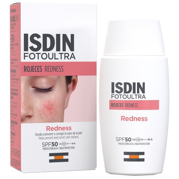 Isdin Fotoultra Redness SPF50 - Protezione solare viso per prevenire rossori cutanei - 50 ml Isdin Fotoultra Redness SPF50 - Protezione solare viso per prevenire rossori cutanei - 50 ml