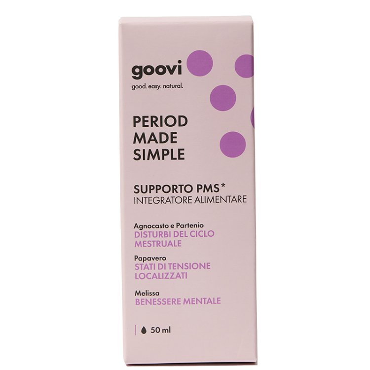 Goovi Supporto Pms Gocce - Integratore per alleviare i disturbi della sindrome premestruale - 50 ml Goovi Supporto Pms Gocce - Integratore per alleviare i disturbi della sindrome premestruale - 50 ml