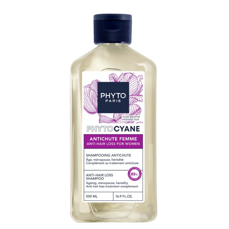 Phytocyane Intensive+ Shampoo Donna Anticaduta - Shampoo contro la caduta progressiva dei capelli - 500 ml