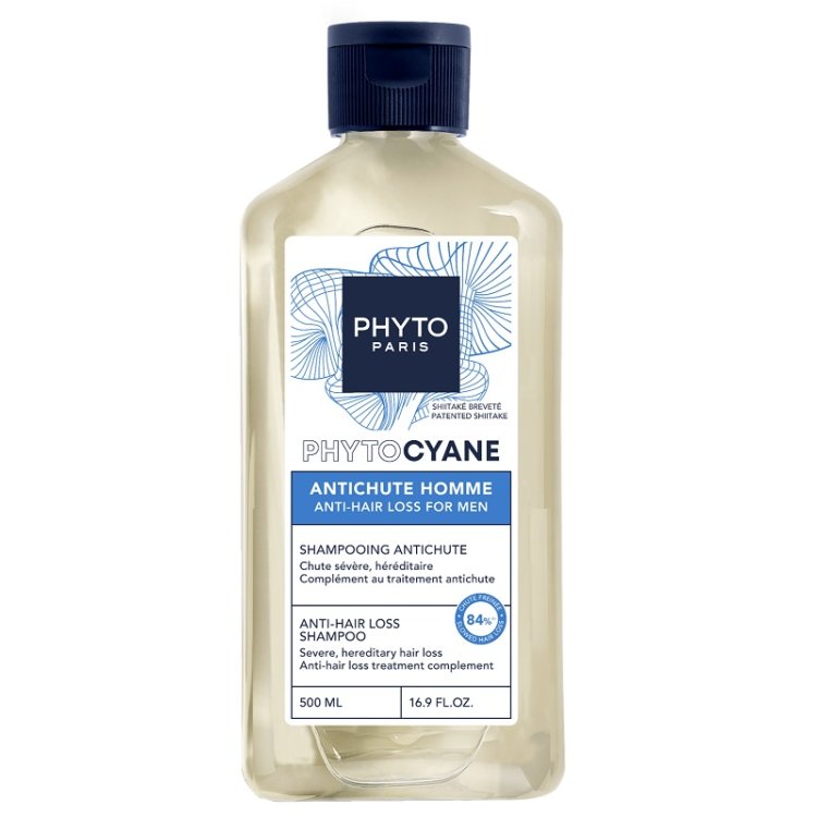 Phytocyane Intensive+ Shampoo Uomo Anticaduta - Shampoo contro la caduta progressiva dei capelli - 500 ml