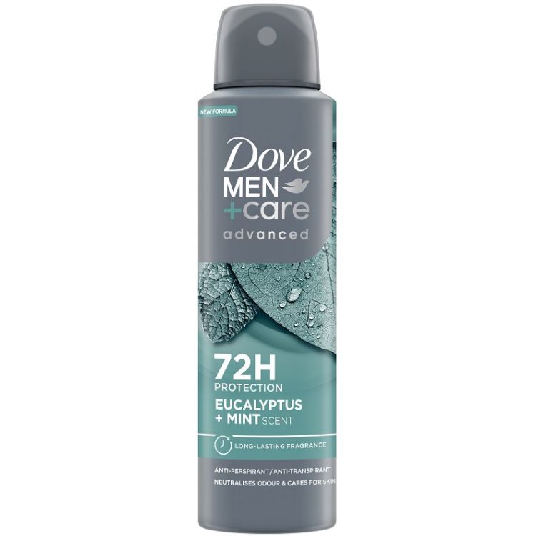 DOVE DEO ADV CARE M E/MENTA SP150