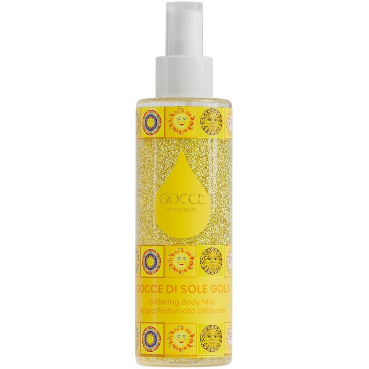 GOCCE SOLE GOLD GLITTER.B/MIST 200