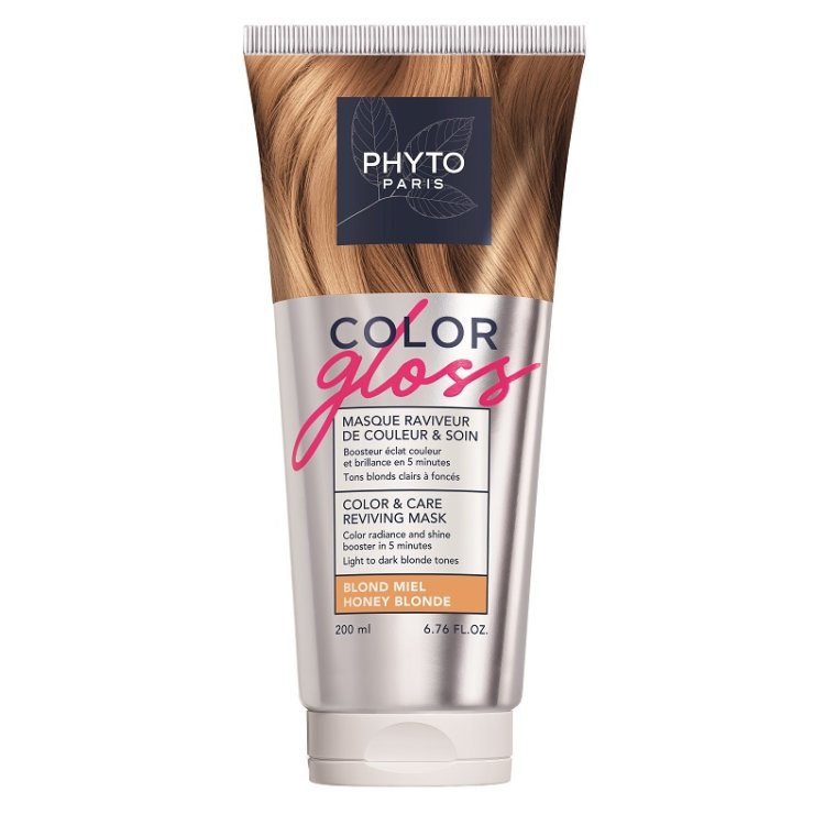 Phyto Color Gloss Maschera Capelli - Maschera ravviva colore e nutriente - Colore Honey Blonde - 200 ml Phyto Color Gloss Maschera Capelli - Maschera ravviva colore e nutriente - Colore Honey Blonde - 200 ml