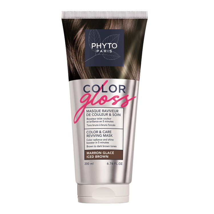 Phyto Color Gloss Maschera Capelli - Maschera ravviva colore e nutriente - Iced Brown - 200 ml Phyto Color Gloss Maschera Capelli - Maschera ravviva colore e nutriente - Iced Brown - 200 ml