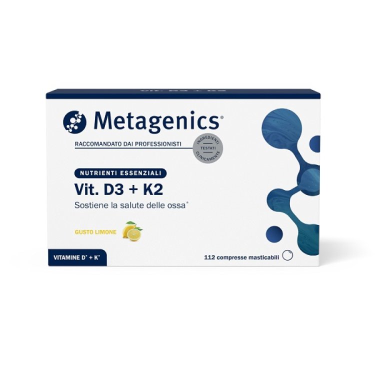 VITAMINA D3+K2 112Cpr METAGEN. VITAMINA D3+K2 112Cpr METAGEN.