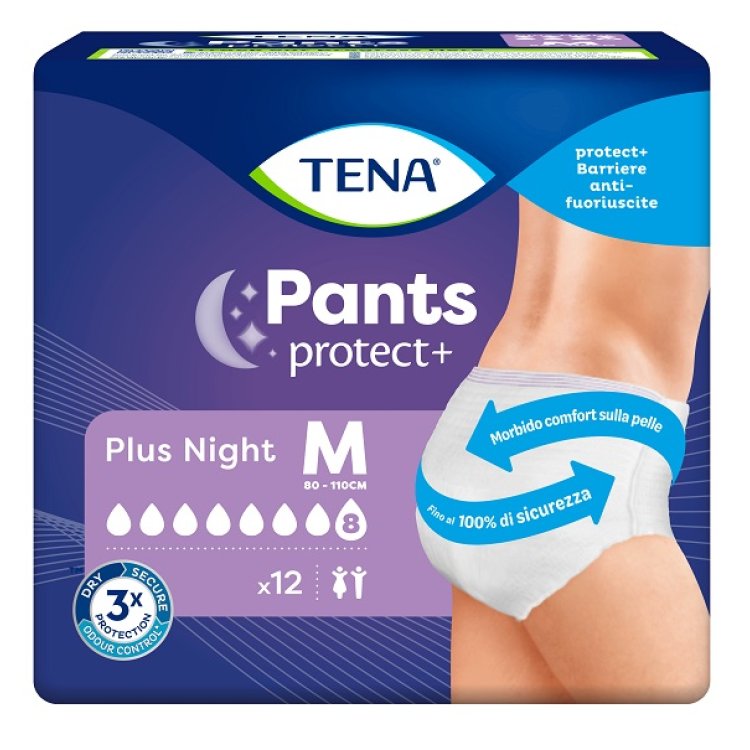 TENA PANS PLUS NIGHT M X 12 TENA PANS PLUS NIGHT M X 12