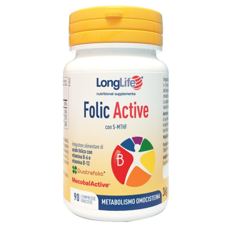 LONGLIFE FOLIC Active 90Cpr